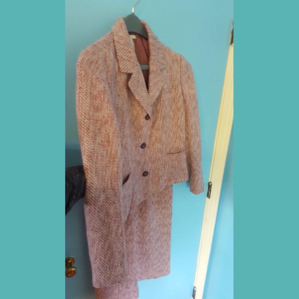 Tweed Lined Skirt Suit